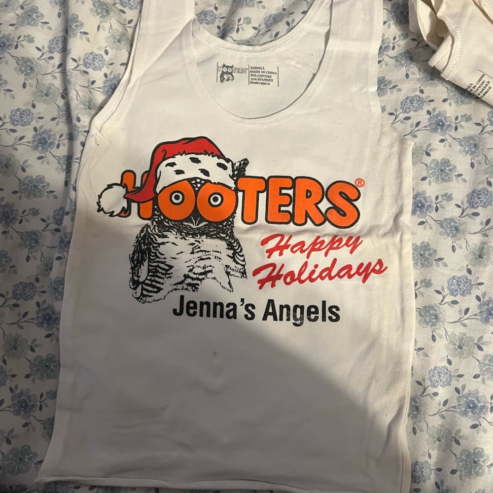 Promotional Lycra - not sold in stores, made for VIP hooters girls of franchise